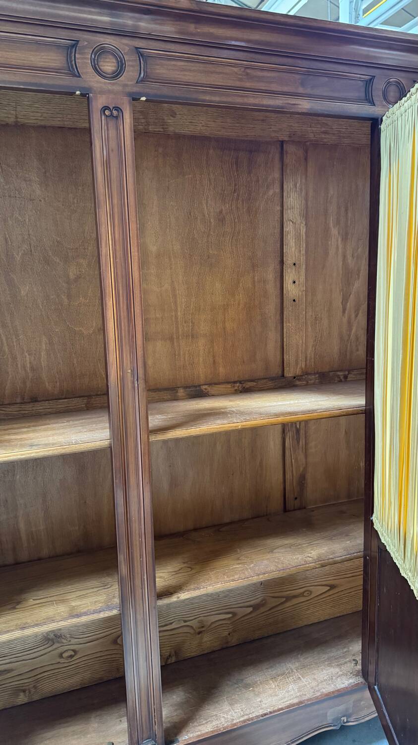 3-piece cherry wood bookcase, LXV style