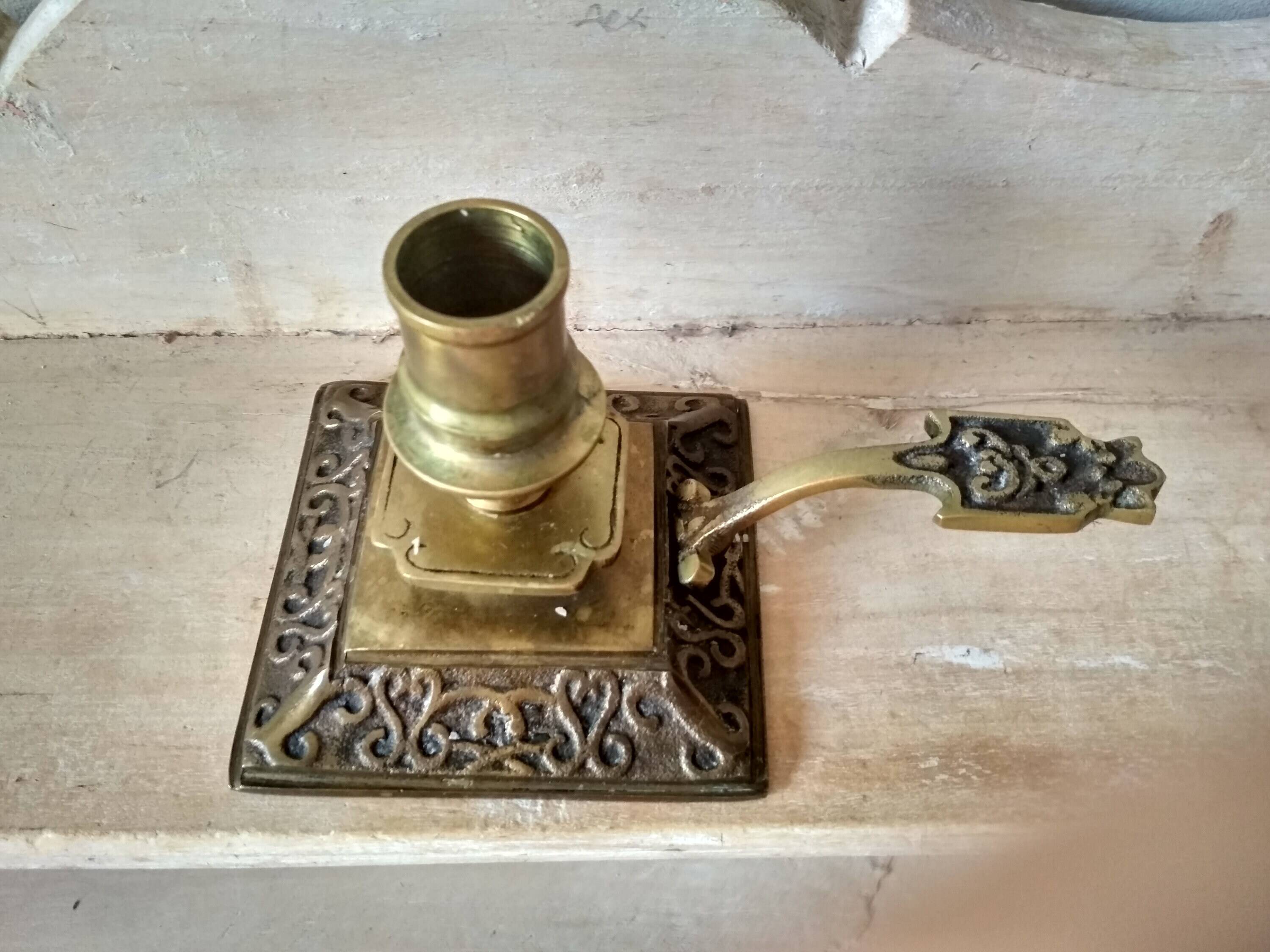 Pair of small Louis XV style gilt bronze wall sconces