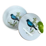 Round porcelain box "bird"