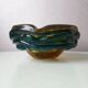 Cendrier design vintage en verre Mdina