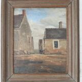 Oil on canvas, Brittany, Breton school, HR, 19th century