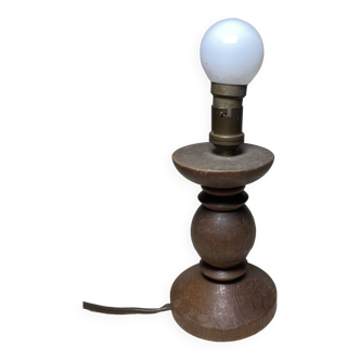 Lampe en bois