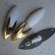 Paire d' appliques Space Age 70'