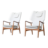 A. Madsen and H. Schubell “Kirsten” lounge chairs Bovenkamp Netherlands 1960
