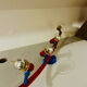Ceiling light 4 Spots Shiny Vintage Germany 1980s