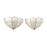 Pair of mother-of-pearl Wall light