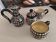 Vallauris coffee service FASE hand-decorated – 1950s ceramics