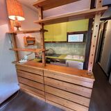 Vintage solid wood kitchen bar