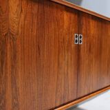Arne Vodder pour Sibast Combinaison de deux buffets suspendus Palissandre années 60 – A