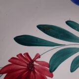 Large earthenware bowl of Moulin-des-Loups - Floral decoration - Around 1960