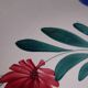 Large earthenware bowl of Moulin-des-Loups - Floral decoration - Around 1960