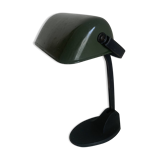 Vintage 1930s Viktoria enamelled cast iron Bauhaus lamp - 40 cm