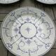 Ensemble de 9 assiettes plates Copenhague de Royal Boch