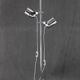 1970s Stanislav Indra Chrome Plated Floor Lamp, Czechoslovakia