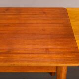 Teak danish extendable dining table, 1960