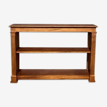 Large Empire-style natural wood console