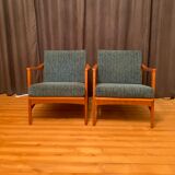 A pair of Wilhelm Knoll, Knoll Antimott armchairs, 1960s.