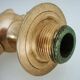 Old fountain tap for garden in brass, 4 parts