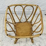 Vintage bamboo plant stand