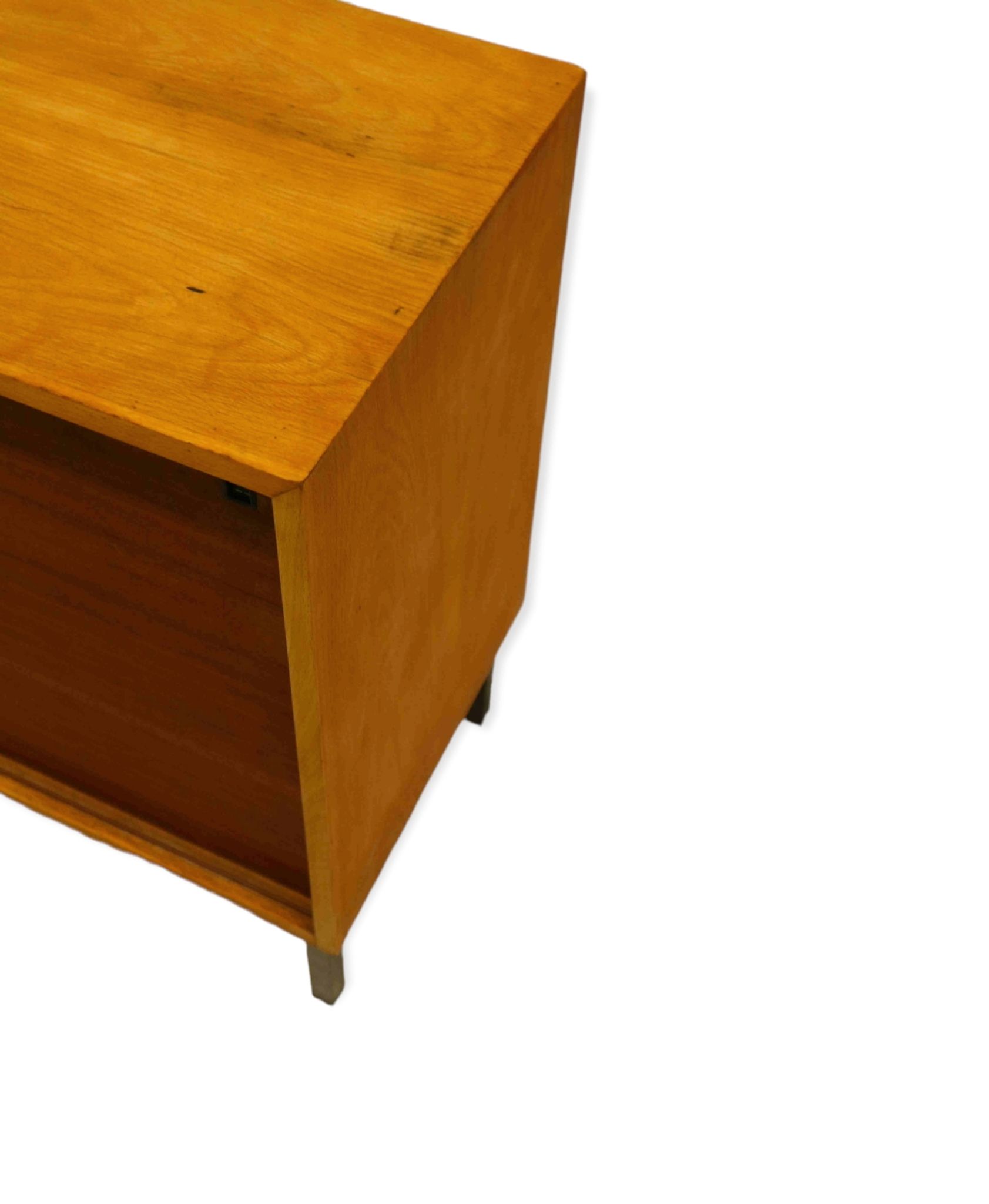 Vintage sideboard with sliding doors made in the 60s
