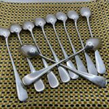 Set of 10 ERCUIS silver-plated sorbet spoons, VIEUX PARIS model