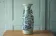 Large Chinese baluster vase in porcelain with bird and flower decoration.