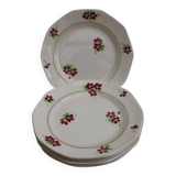 Set of 6 ceramic dessert plates