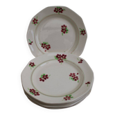 Set of 6 ceramic dessert plates