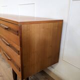 Vintage Scandinavian teak row