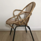 Armchair in rattan for adult