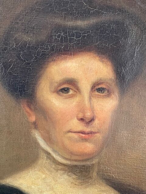 Huile sur toile Portrait
