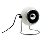 Lampe de table eyeball Targetti chrome design spatial Italie années 70