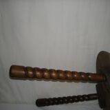 Turned wood coffee table from the 30s - 40s