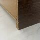 Ensemble de tables de chevet vintage en bois wengé.