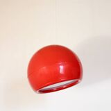 Artemide Pallade red lamp, 70s