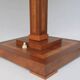Lampe de table avec incrustations et abat-jour en soie
