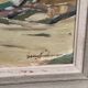 Original Swedish Oil on Canvas – “Mountains Landscape” by Georg Andersson – Signed – Vintage & Framed – 58 × 50 cm
