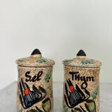 Spice pots Salt & Thyme Vallauris