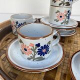 Vintage sandstone coffee cups