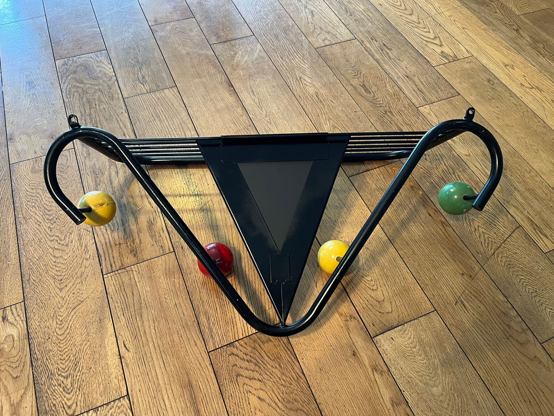 Vintage coat rack with mirror