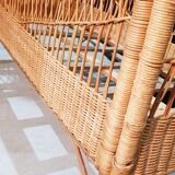 Baby rattan bed