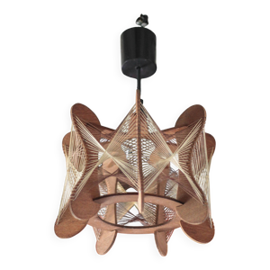 Suspension bois et fils - scandinave