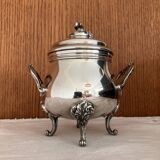 Christofle Marly model sugar bowl in silver-plated metal