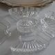 Silver-plated metal aperitif serving tray with HKE hallmark and glass.