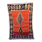 Moroccan carpet boucherouite colored - 139 x 207 cm