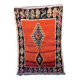 Moroccan carpet boucherouite colored - 139 x 207 cm