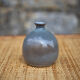 Glazed terracotta ball vase