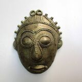 Baoulé passport mask in bronze