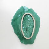 Ceramic dish Sarreguemines cabbage leaf