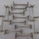 Christofle - 12 ball knife holder 8.5 cm silver metal perfect condition